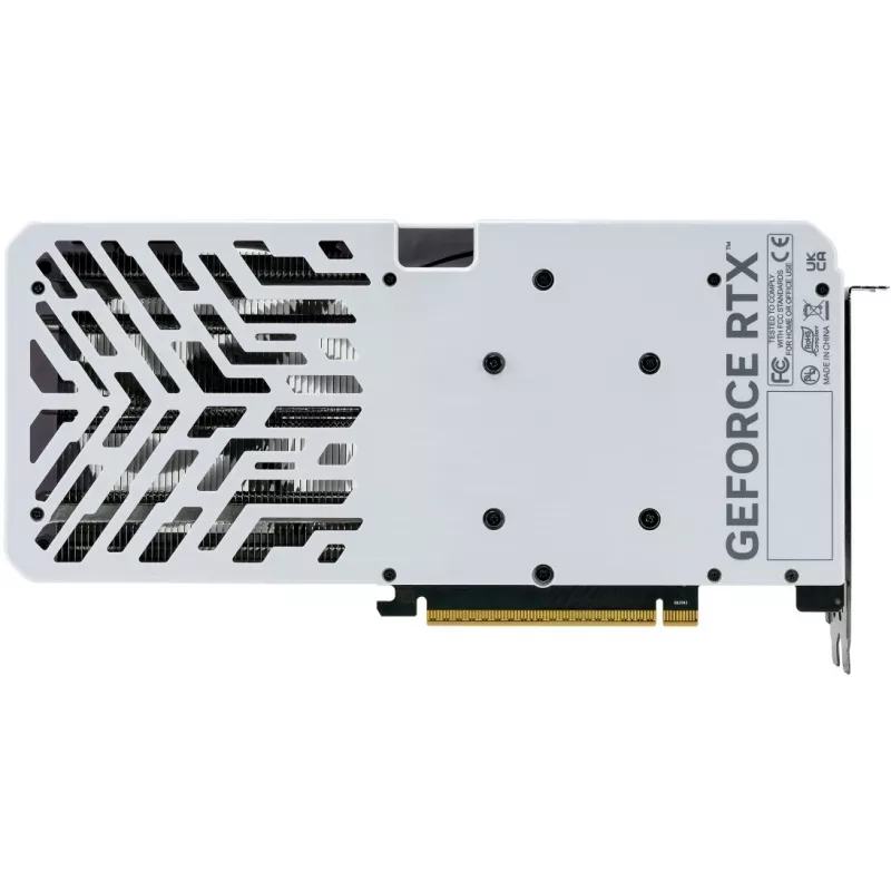 Videokarte Palit GeForce RTX 5060 Ti White OC — GeForce RTX 5060 Ti, 16 GB GDDR7, 128 bitu, PCIe 5.0, 2407 MHz