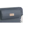 Kempinga krēsls Outwell Ramsgate — 2 kājas, max slodze 120 kg, svars 7.4 kg, izmērs 650×790 mm, zils