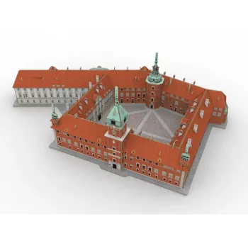 3D puzle Cubicfun Varšavas Karaliskā pils modelis 306-20268 – kartona arhitektūras modelis
