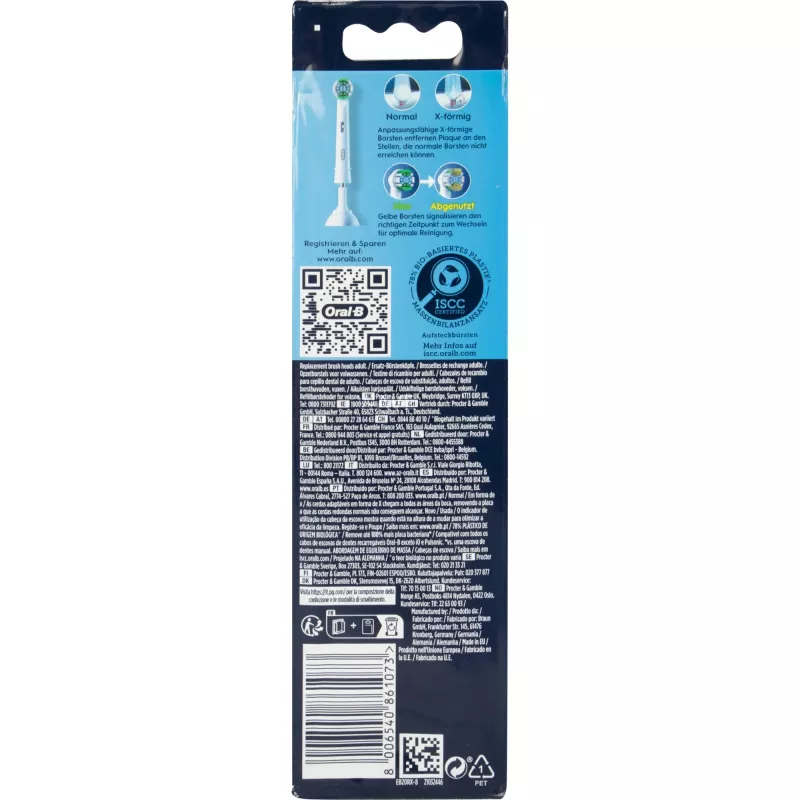 Oral-B Sonic zobu birstes uzgaļi Precis White 8 gab., modelis 861073