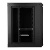 EXTRALINK LITE 9U 530x400 sienas skapis ar plauktu, melns