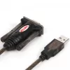 UNITEK Y-105A seriālais kabelis Melns 1.5 m USB Type-A DB-9