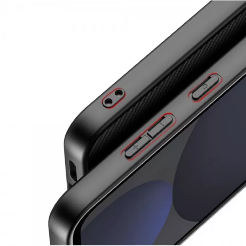nevox StyleShell NYLO Samsung Galaxy S25 FE melns (2576)