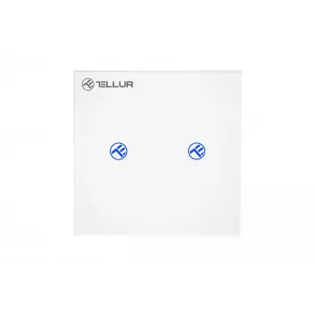 Viedais WiFi slēdzis Tellur SS2N — 2 porti, 1800 W kopā, 10 A uz kanālu