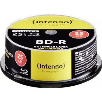 BD-R 25GB INTENSO 5101114 drukājama virsma 6x ātrums