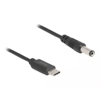 DeLOCK USB Type-C strāvas kabelis 1m 5.5 x 2.1 mm vīrišķais 5V 1.5A