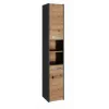 Topeshop S30 ANTRACYT/ARTISAN vannas istabas skapis