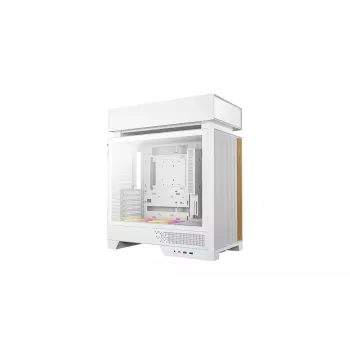 Korpuss DeepCool CL660 WH Balts — ATX/Micro-ATX/Mini-ITX, rūdīts stikls, atbalsta ATX/PS2/SFX/SFX‑L barošanas blokus