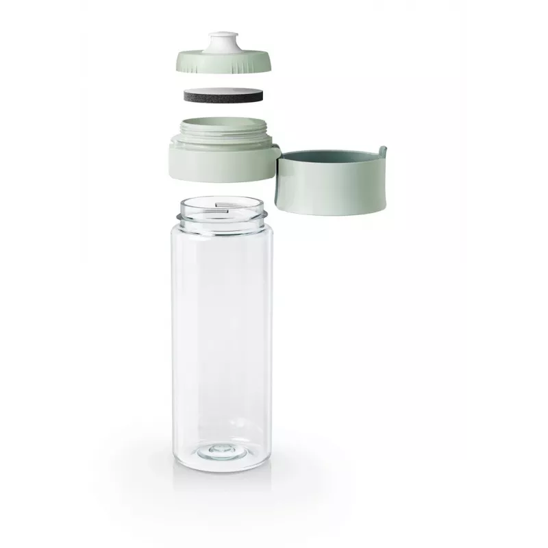 Atkārtoti lietojama ūdens pudele BRITA Fill&Go Vital 600 ml ar iebūvētu MicroDisc filtru, Zaļa