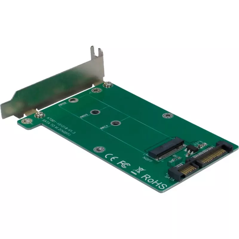 Inter-Tech KT001B M.2 uz SATA interfeisa karte