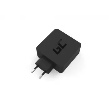 Green Cell CHAR10 mobilā telefona lādētājs Melns Iekštelpām