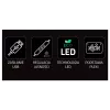 MANTA Neon Lights Dog with Glasses Manta SNL69MT — dekoratīvā LED neona stila sienas gaisma