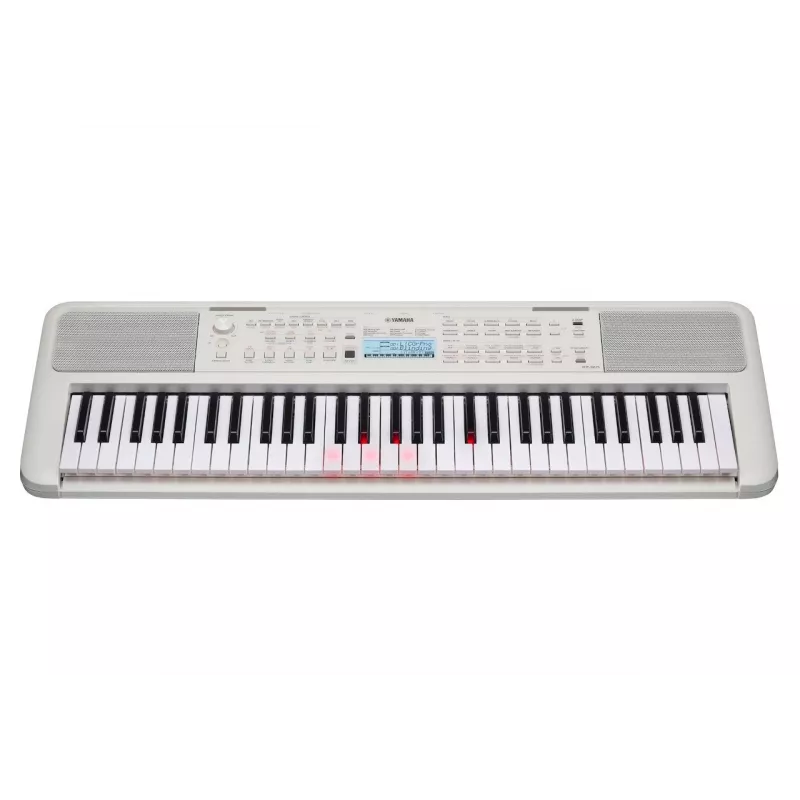 Taustiņinstrumentu klaviatūra YAMAHA EZ-310 61 taustiņu, jutīga pret pieskārienu, portatīva mācību klaviatūra, 48 balsu polifonija, USB barošana