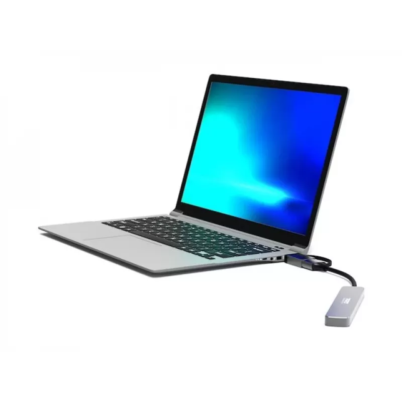 PORT CONNECT | USB-C/USB-A centrmezgls 4 porti USB-A 3.0 5Gbps