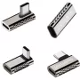 4smarts 540464 USB-C uz USB-C pagarinātājs ar 4 leņķa adapteriem, sudrabs