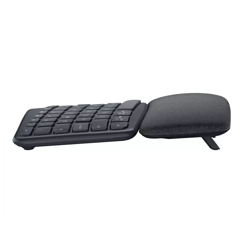 Logitech ERGO K860 - Bezvadu ergonomiskā tastatūra - 2,4 GHz, Bluetooth 5.0 - QWERTY - Spāņu - Grafīts