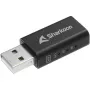 Iekšējais USB Type-A uz 3.5 mm DAC adapteris Sharkoon DAC Pro S — 2 V izeja, melns, kompakts (42×17.3×9.7 mm)