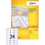 Pašlīmējošās etiķetes Avery Laser Labels baltas 105 x 58mm DPS10 1000gab