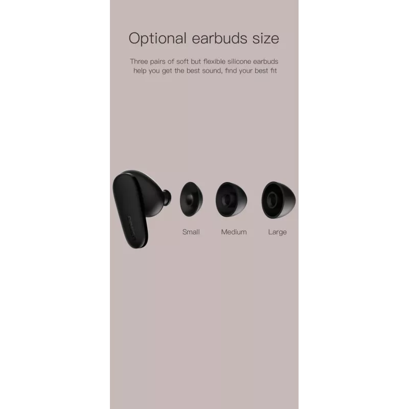 Orsen T3 Bluetooth austiņas, melnas