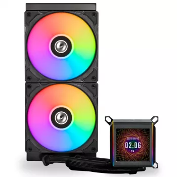 Lian Li GA II LCD šķidruma dzesēšanas komplekts 12 cm Balts