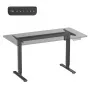 Ergo Office elektriski regulējams augstuma galds, max augstums 1160mm, max slodze 80kg, bez darba virsmas, melns, ER-400 B