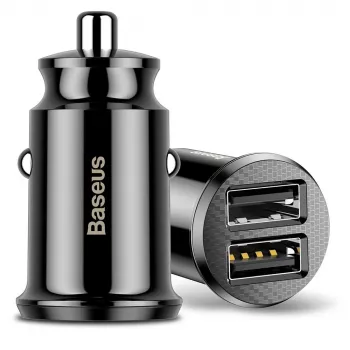 Baseus CCALL-ML01 autolādētājs 2×USB 3.1 A āra lietošanai