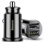 Baseus CCALL-ML01 autolādētājs 2×USB 3.1 A āra lietošanai