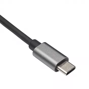 Akyga AK-AD-65 USB-C – Gigabit Ethernet tīkla adapteris, RJ45, 15 cm, sudrabains