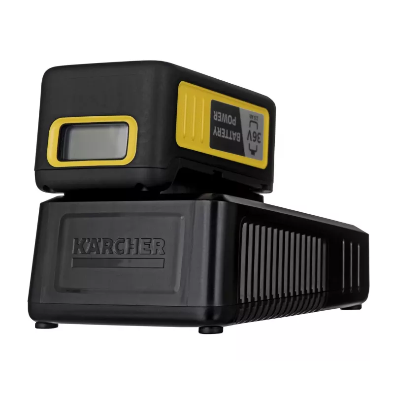 Akumulatora un lādētāja komplekts Karcher Starter Kit Battery Power 36/25 — 36 V, 2500 mAh, dzeltens