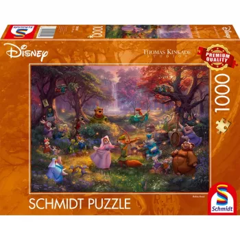 Thomas Kinkade Studios: Disney - Robin Hood, Puzle 1000 gabali