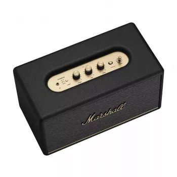 Marshall Headphones Stanmore III Black — kompakts Bluetooth skaļrunis mājas audio, vairāku ierīču savienošana, RCA un optiskā ieeja