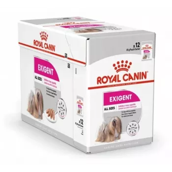Slapjā suņu barība Royal Canin Exigent Meat Universal 12×85 g — Mājputni, Pieaugušiem, Izvēlīgiem suņiem