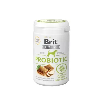 Probiotiskais papildbarības līdzeklis suņiem Brit BRIT Vitamins, 150 g pulveris, vistas garša, bez laktozes un lipekļa