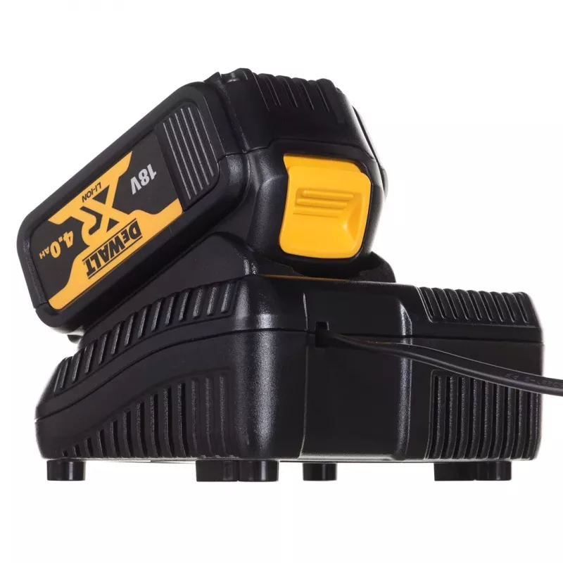 Bezvadu instrumentu komplekts DeWalt DCK2062M2T — 18V, urbjmašīna DCD709 + triecienskrūvgriezis DCF809 1/4 collu, 2×4,0Ah akumulatori, TSTAK II kaste