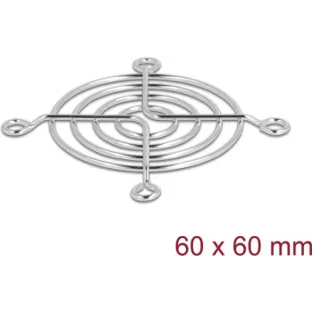 Ventilatora režģis DeLOCK 67305 Metāls Sudrabs 53mm