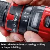 Einhell TE-CD 18/44 Li-I bezvadu urbjmašīna 24000 RPM 1.59 kg Melna, Sarkana