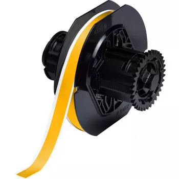 Pašlīmējošā vinila printera etiķete Brady B30C-500-7569-YL, dzeltena, 1,27 cm platums