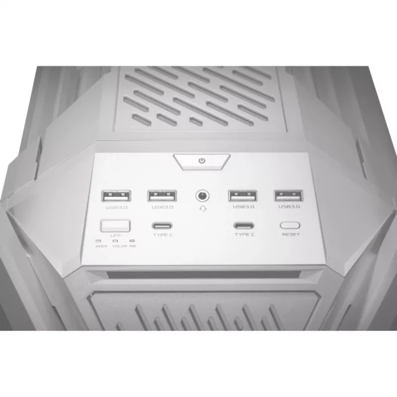 ASUS ROG GR701 Hyperion White, PC, Balts, ATX, EATX, micro ATX, Mini-ITX, Alumīnijs, Daudzfunkciju, Priekšpuse