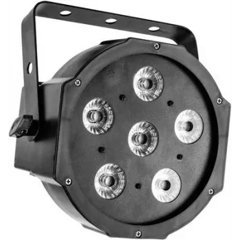LED efekta gaisma EUROLITE SLS-6 ar 6 LED, kompakta skatuves/efekta lampa