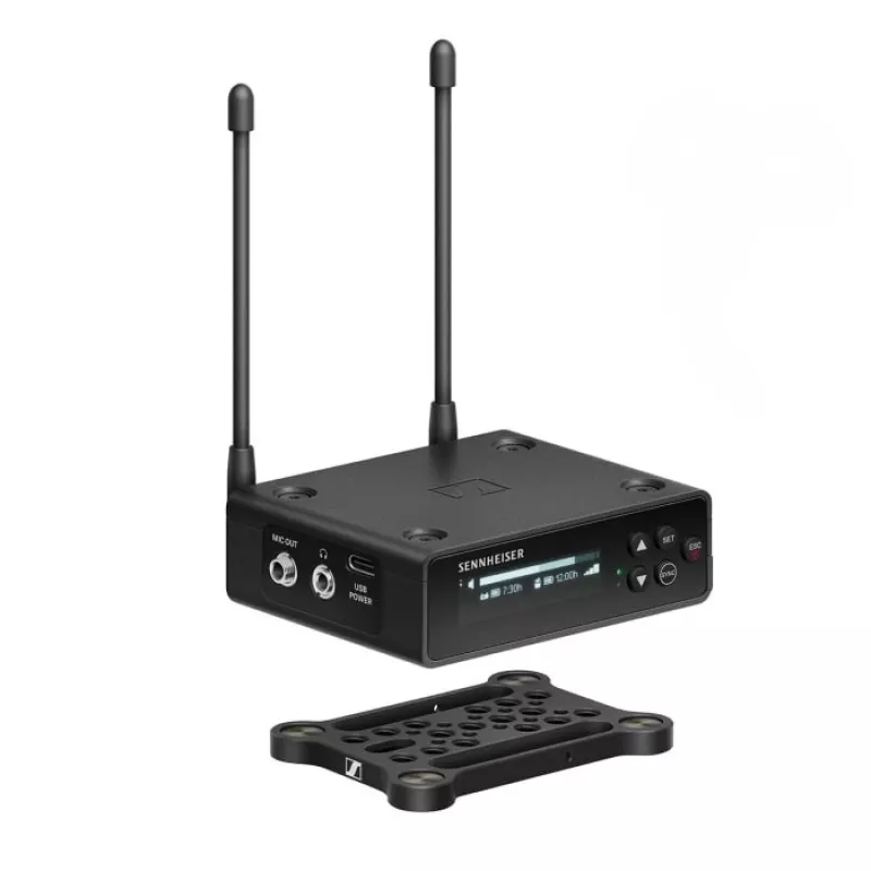 Sennheiser EW-DP 835 SET (R4-9) - kameras komplekts ar miniatūru raidītāju un rokas mikrofonu ar MMD 835 kapsulu, 552-608 MHz
