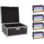 EUROLITE LED Super Strobe Set 20000679 — 4 LED stroboskopa gaismas ar transporta koferi