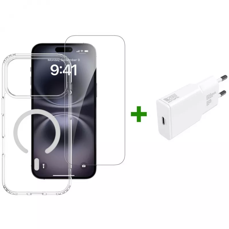 4smarts 3in1 Premium Starter Set Apple iPhone 17 Pro Max, ar MagSafe saderību