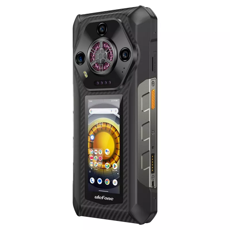 Viedtālrunis UleFone Armor 30 Pro 5G, 6,58 collu displejs, 16 GB RAM, 512 GB krātuve, Melns
