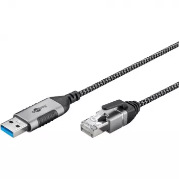 Goobay Ethernet-Cable USB-A 3.0 uz RJ45 Slim 5 m (74397)