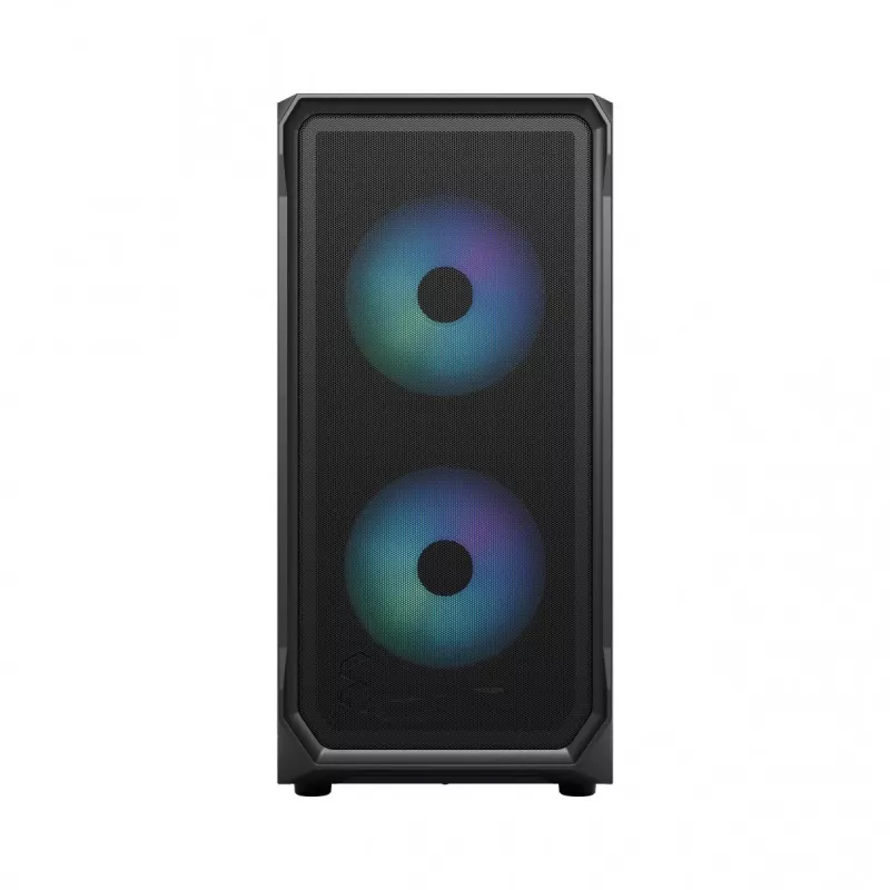 Fractal Design Focus 2 RGB Tempered Glass Mid Tower ATX datora korpuss - Melns
