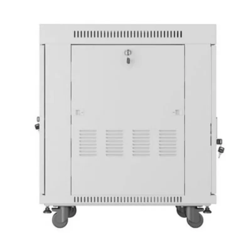 Brīvi stāvošs skapja statīvs LANBERG FF01-6815-12SL 15U, 600×800×922 mm, 1200 kg, IP20, pelēks