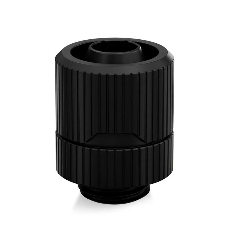 EK Water Blocks EK-Torque Rotējošais STC-16/10 Savienotājs taisns, G1/4 collu AG uz 16/10mm - melns