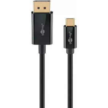 Goobay USB-C uz DisplayPort kabelis 4K@60 Hz 3 m melns (75706)