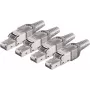 Vadu savienotājs RJ-45 ShiverPeaks BS08-51001-4 Pelēks