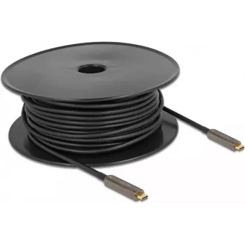 Aktīvais optiskais USB-C video kabelis DeLOCK 84132 30m 4K 60Hz